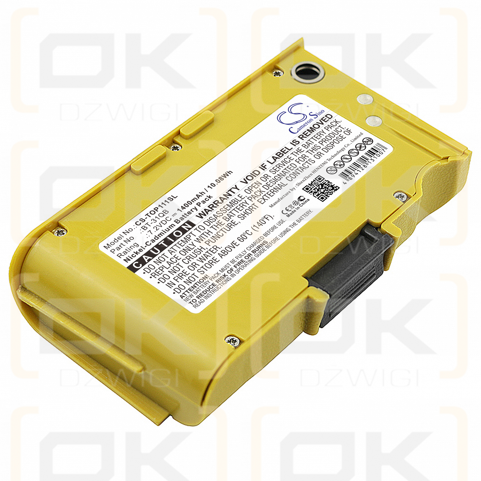 Topcon Auto Level 111C / BT-31QB 1400mAh Ni-CD 7.2V (Cameron Sino)