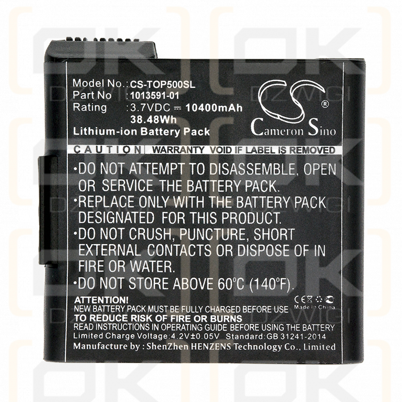 Sokkia SHC-5000 / 25260 10400mAh Li-ion 3.7V (Cameron Sino)