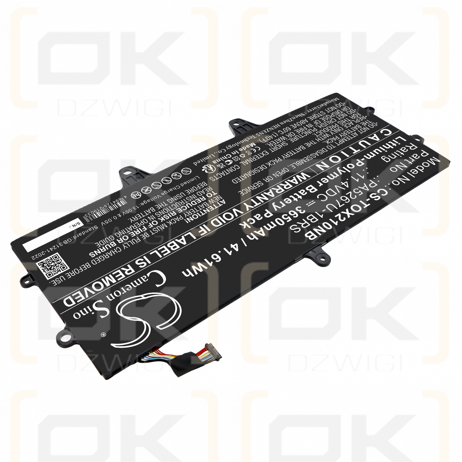 Toshiba Portege X20W-E-BTO / PA5267U-1BRS 3650 мАч литий-полимерный 11,4 В (Cameron Sino)