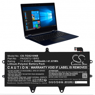 Toshiba Portege X20W-E-BTO / PA5267U-1BRS 3650 mAh Li-Polymer 11,4 V (Cameron Sino)