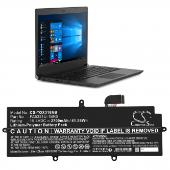 Toshiba Portege R30-AK40B / PA5331U-1BRS 2700 mAh Li-Polymer 15,4 V (Cameron Sino)