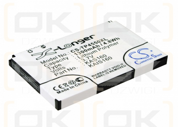 T-Mobile MDA Vario III / KAS160 1300mAh Li-polímero 3.7V (Cameron Sino)