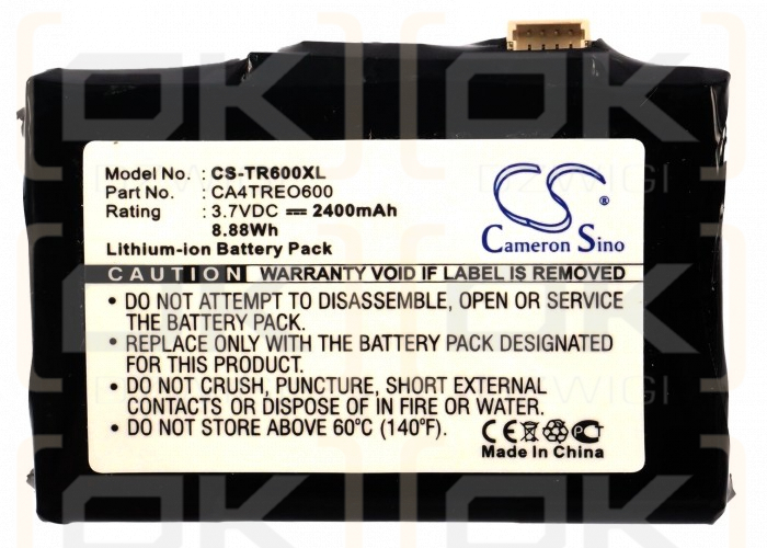 Palm Treo 610 / CA4TREO600 2400 mAh Li-Ion 3,7 V (Cameron Sino)