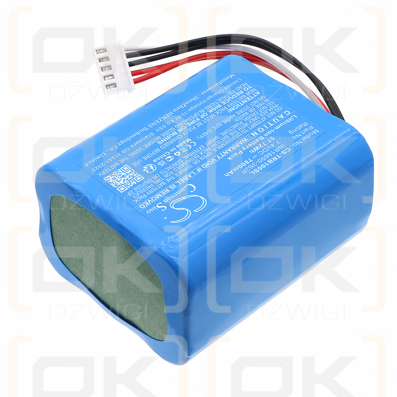 Tronsmart Bang / INR18650-3S2P 7800mAh Li-ion 7.4V (Cameron Sino)