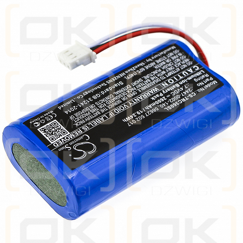 Trilithic E-400 / 2447-0002-140 2600mAh Li-ion 7.4V (Cameron Sino)