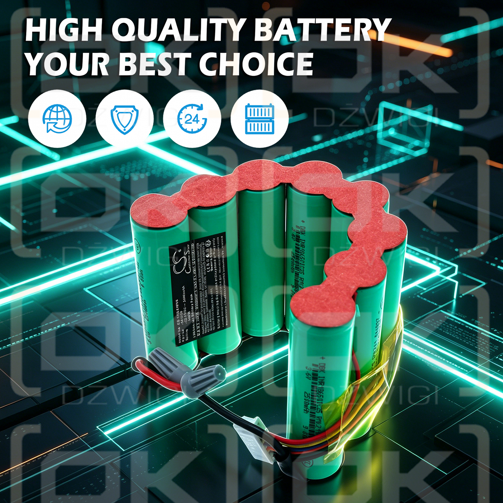 Replacement battery for Taurus Esential 25.6 / 091233 2500 mAh Li-ion 29.6 V (Cameron Sino)