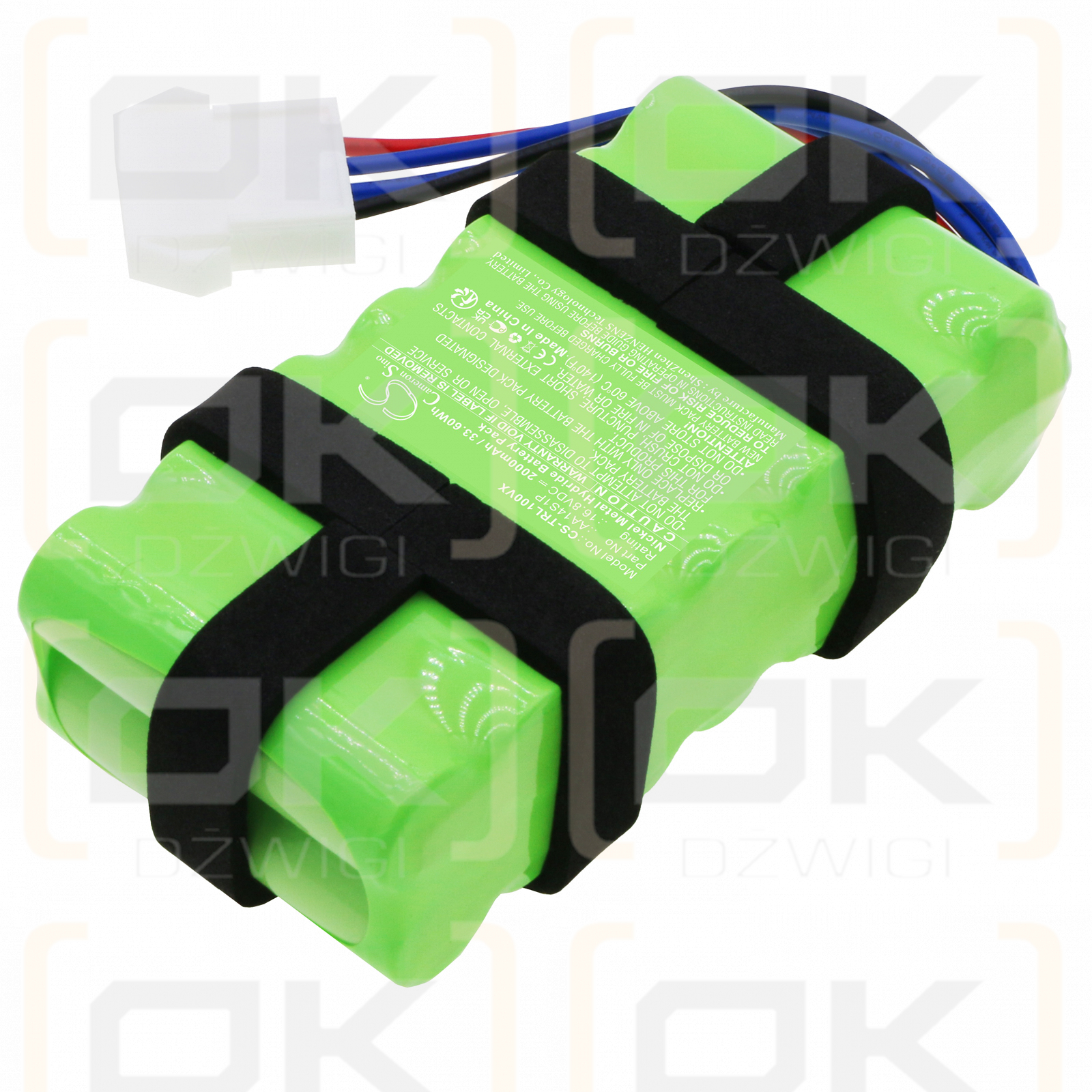 Toshiba VC-WL100AC/C / AA14S1P 2000 mAh Ni-MH 16,8 V (Cameron Sino)