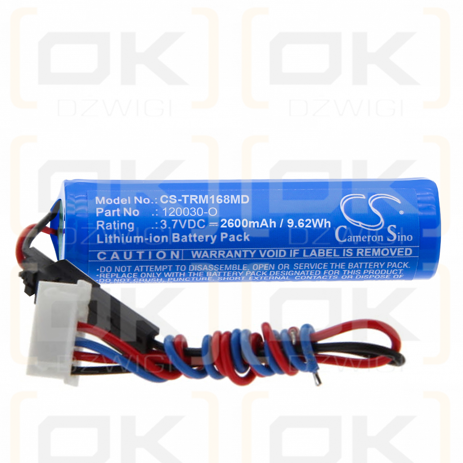 Trumpf OP pillar Teco-Trusystem / 120030-O 2600mAh Li-ion 3.7V (Cameron Sino)