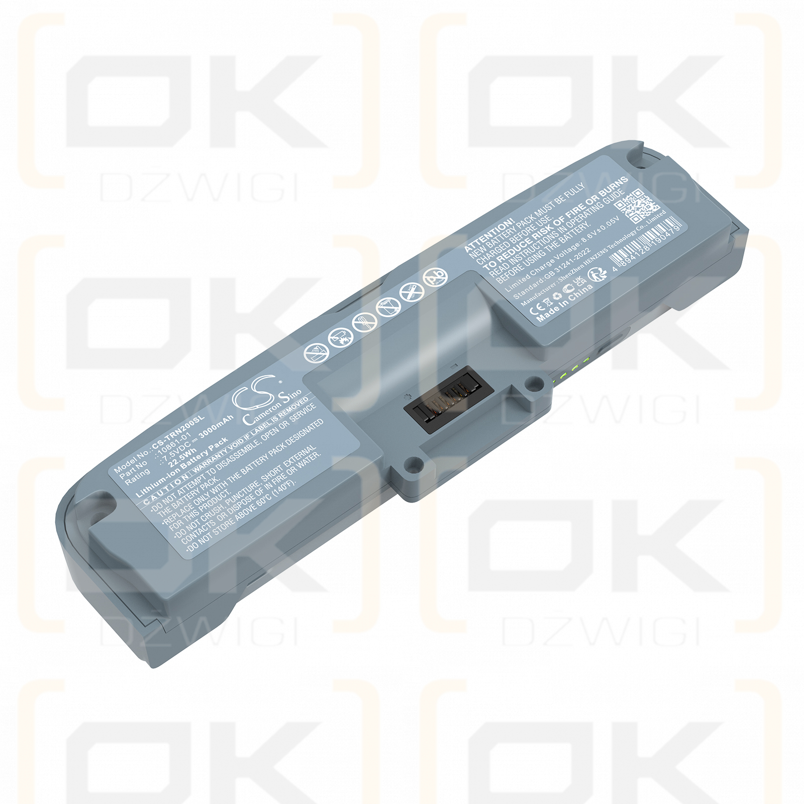 Trimble YAN II / 10854-01 3000 mAh Li-Ionen-Akku, 7,5 V (Cameron Sino)