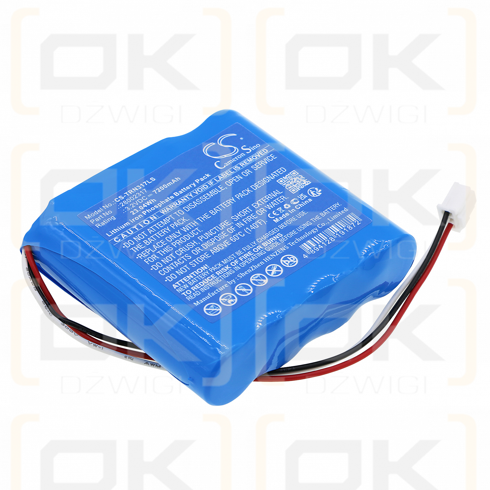 TRIDONIC 28002317 7200mAh LiFePO4 3.2V (Cameron Sino)