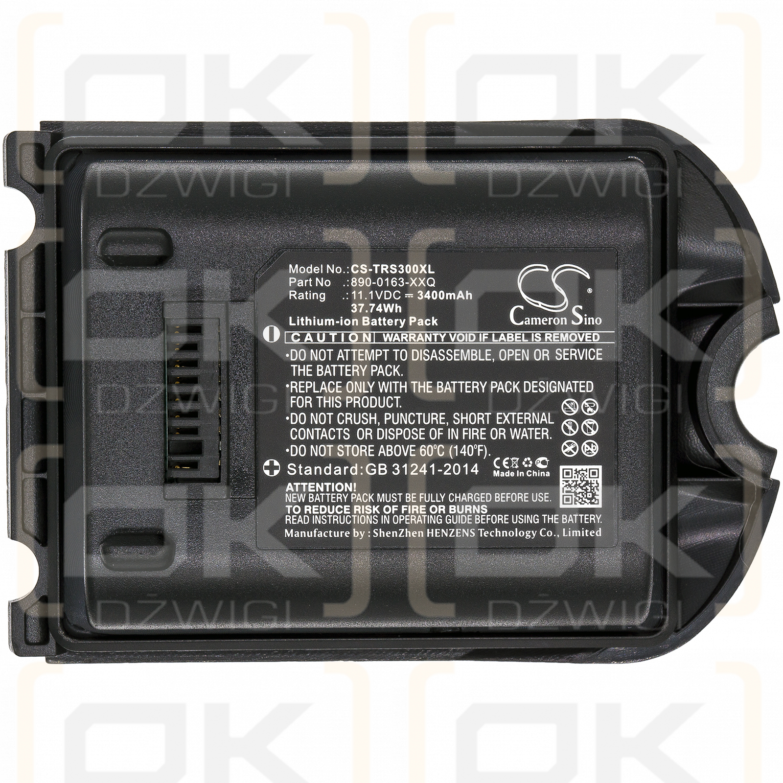 Spectra Precision Ranger 3L / 990652-004756 3400mAh Li-ion 11.1V (Cameron Sino)