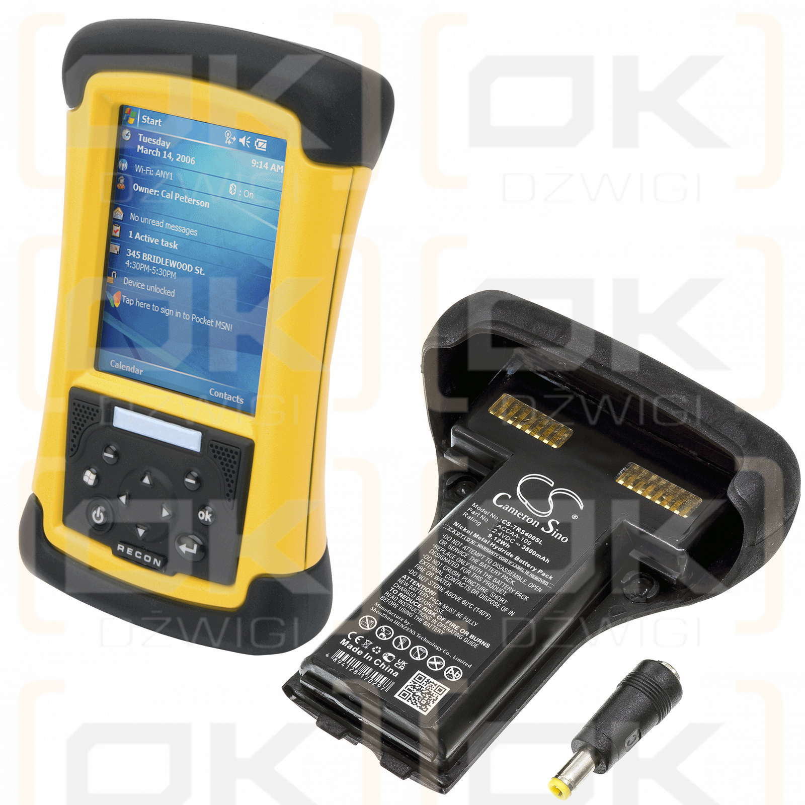 Trimble Recon 400X / ACCAA-109 3800 мАч Ni-MH 2,4 В (Cameron Sino)