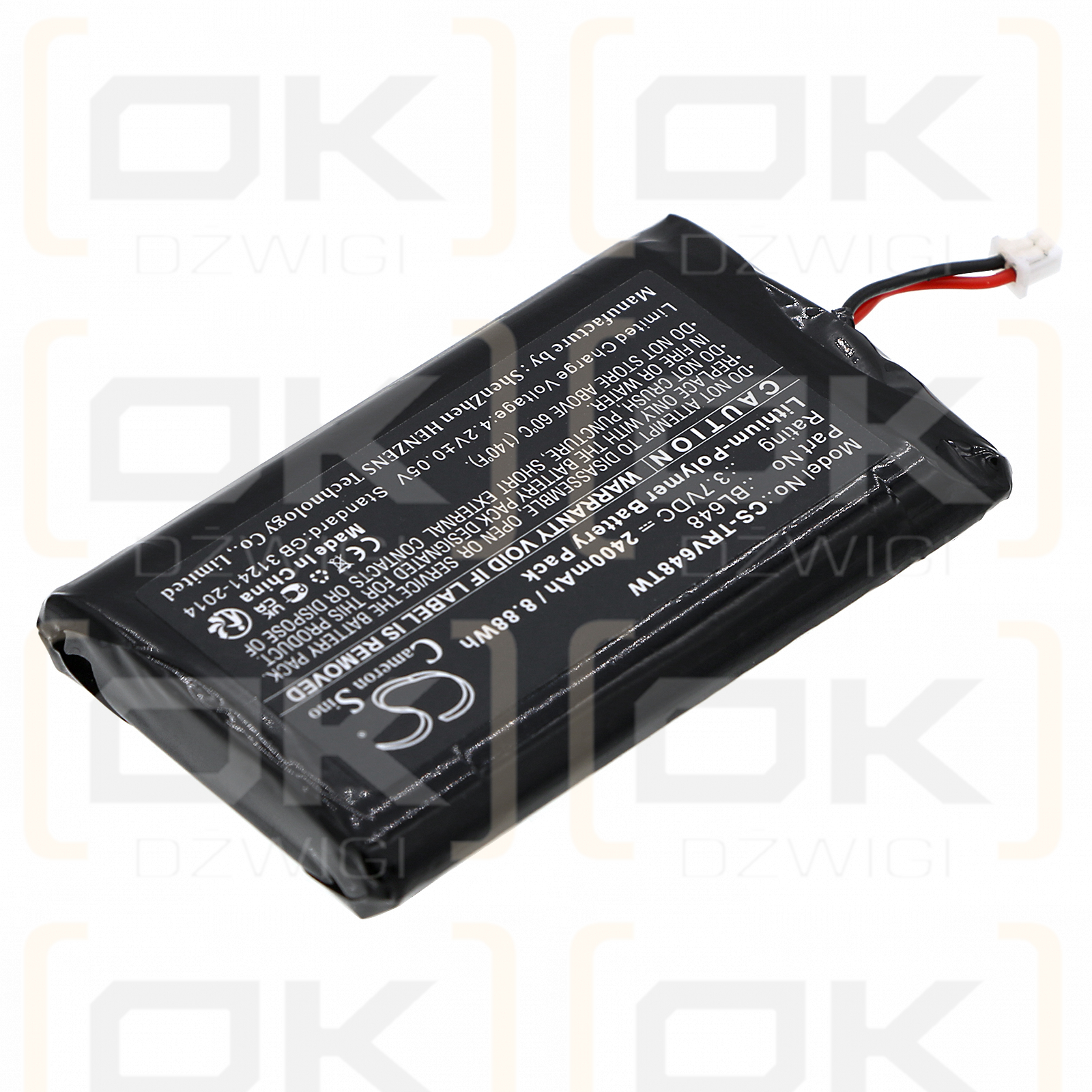 Retevis RB648 / BL48 2400mAh Li-Polymer 3.7V (Cameron Sino)