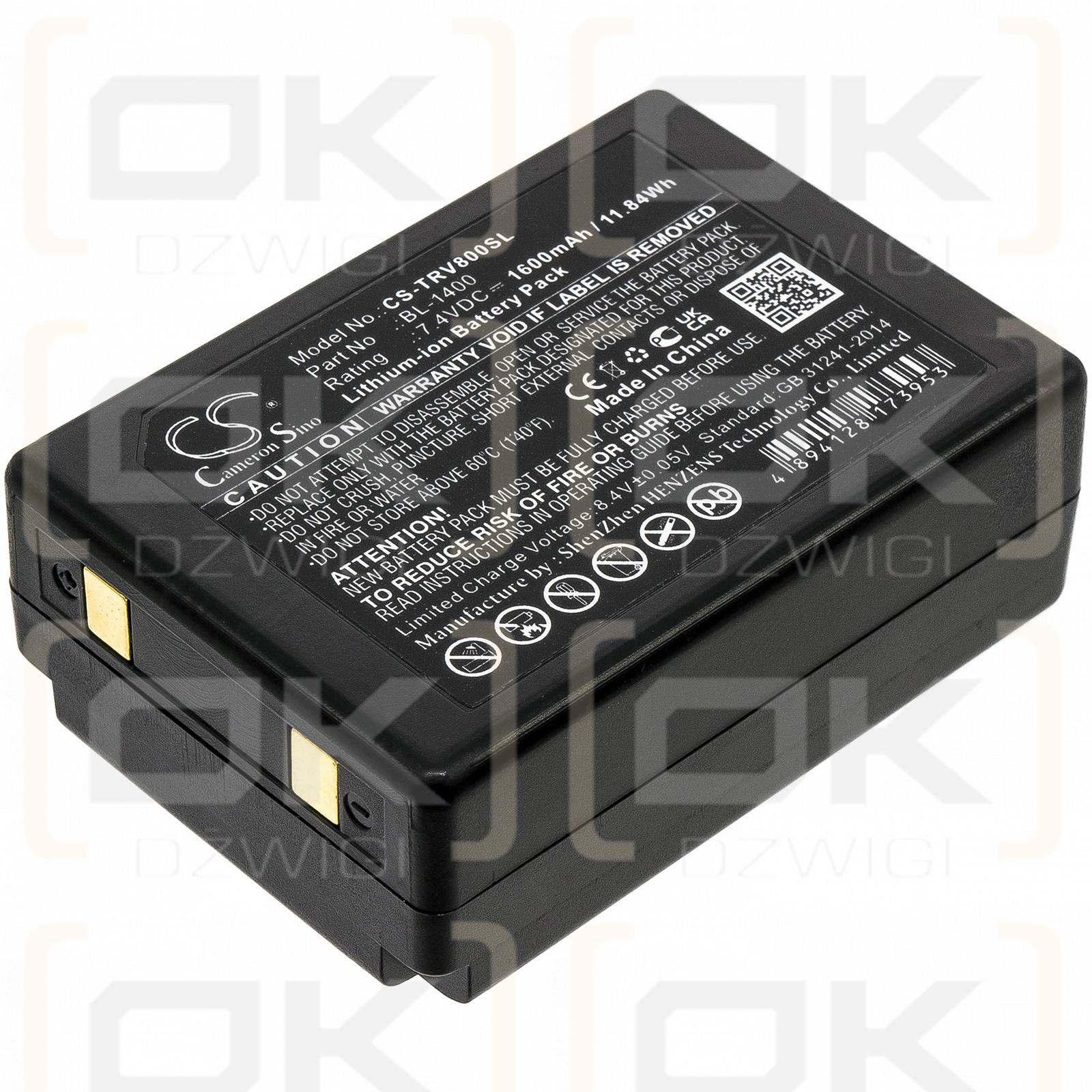 Hi-Target V10RTK / BL-1400 1600mAh Li-ion 7.4V (Cameron Sino)