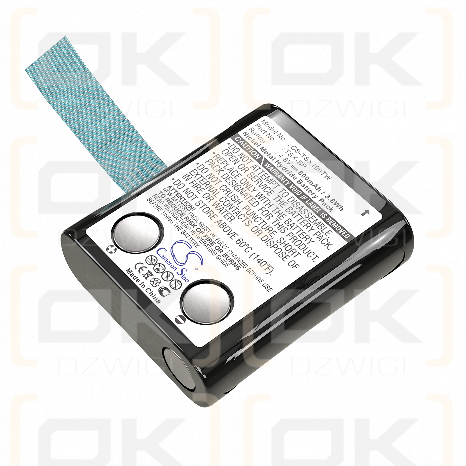 TriSquare TSX300 / TSX-BP 800 мАч Ni-MH 4,8 В (Cameron Sino)