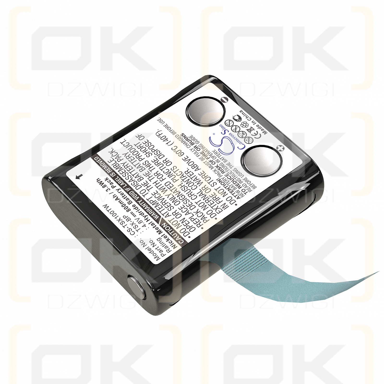 TriSquare TSX300 / TSX-BP 800 мАч Ni-MH 4,8 В (Cameron Sino)