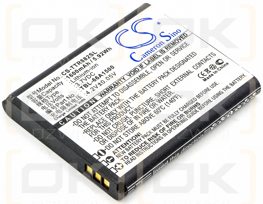 TP-Link TL-T882 / TBL-66A1500 1600mAh Li-ion 3.7V (Cameron Sino)