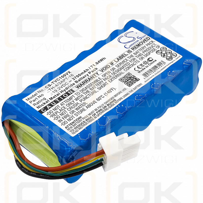 Toshiba VC-J1X / TH-4/3APT-16 3700mAh Ni-MH 19.2V (Cameron Sino)