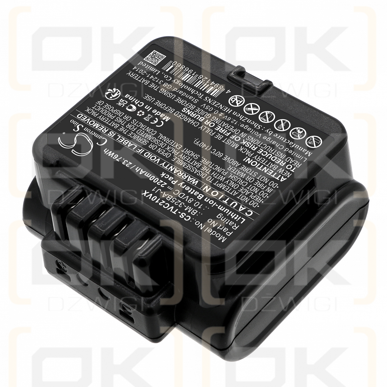 Toshiba VC-CLW31-R / BM-325BA-J1 2200 mAh Li-Ion 10,8 V (Cameron Sino)