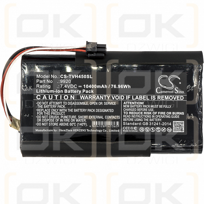 Televes H60 / 9920 10400mAh Li-ion 7.4V (Cameron Sino)