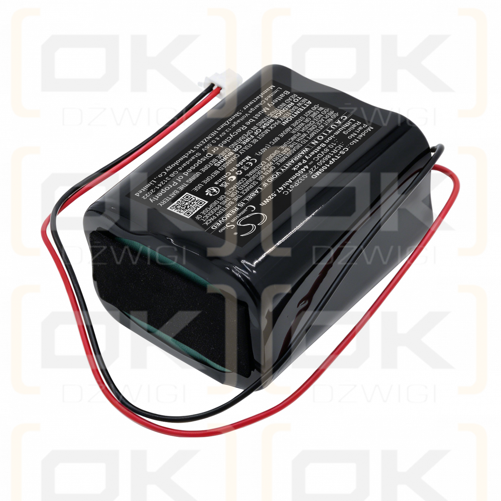 Сменный аккумулятор для Tecme Votem VP1000 / ICR18650 22F-032PpTC 4400 мАч Li-ion 10,8 В (Cameron Sino)