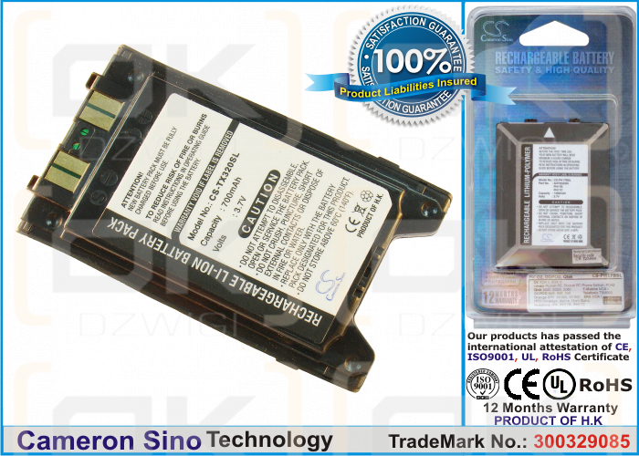 Сменный литий-ионный аккумулятор 700 мАч для Panasonic EBTX320 3,7 В (Cameron Sino)