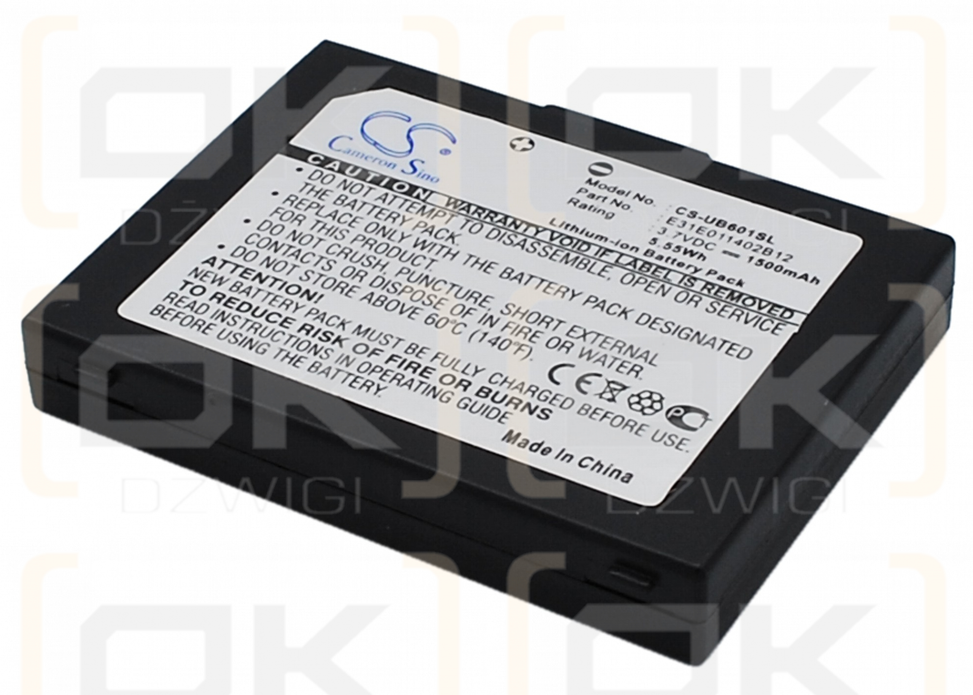 Сменный аккумулятор для I-Mate JAQ / 6027B0015501 1500 мАч Li-ion 3,7 В (Cameron Sino)