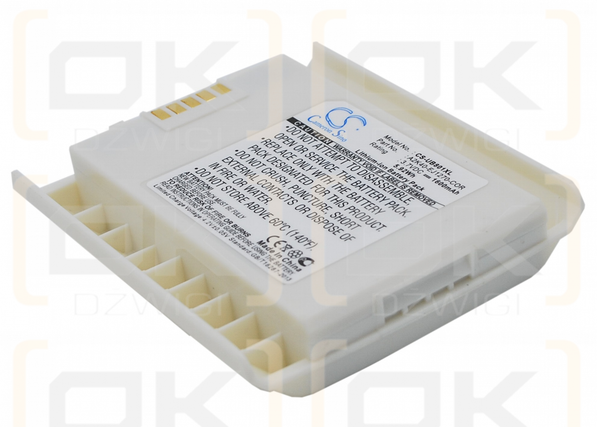 Сменный аккумулятор для Gigabyte gSmart i300 / GLH-H03 1600 мАч Li-ion 3,7 В (Cameron Sino)