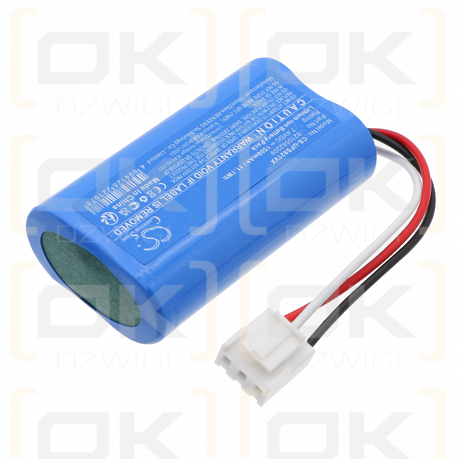 Ufesa Exprimidor USB Squeeze & Go / 9210562209 1500mAh Li-ion 7.4V (Cameron Sino)