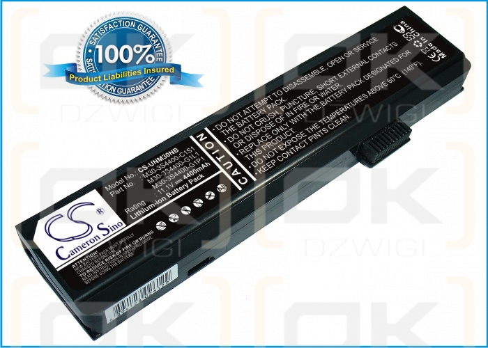 Uniwill M31E / M30-3S4400-C1S1 4400 мАч Li-ion 11,1 В (Cameron Sino)