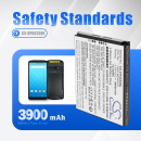 Unitech EA630 Plus / 1400-900057G 3900 mAh Li-Ionen 3,85 V (Cameron Sino)