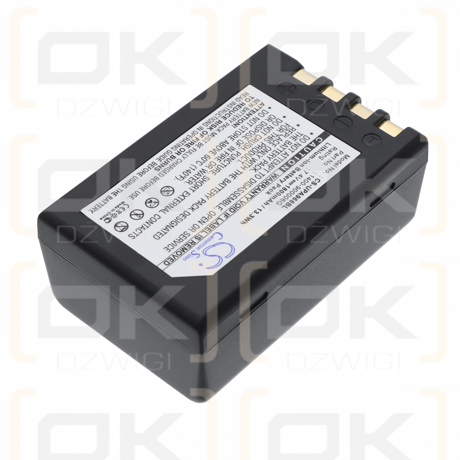 Unitech PA968II / 1400-900006G 1800 mAh Li-Ion 7,4 V (Cameron Sino)