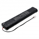 Batería Uniphy 409/110243-X de 3000 mAh, Ni-MH, 12,0 V (Cameron Sino)