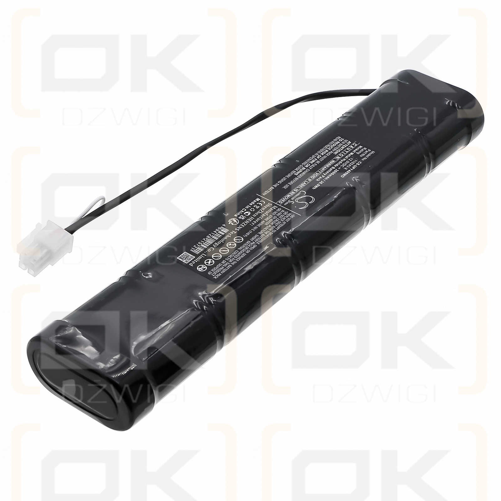 Batería Uniphy 409/110243-X de 3000 mAh, Ni-MH, 12,0 V (Cameron Sino)