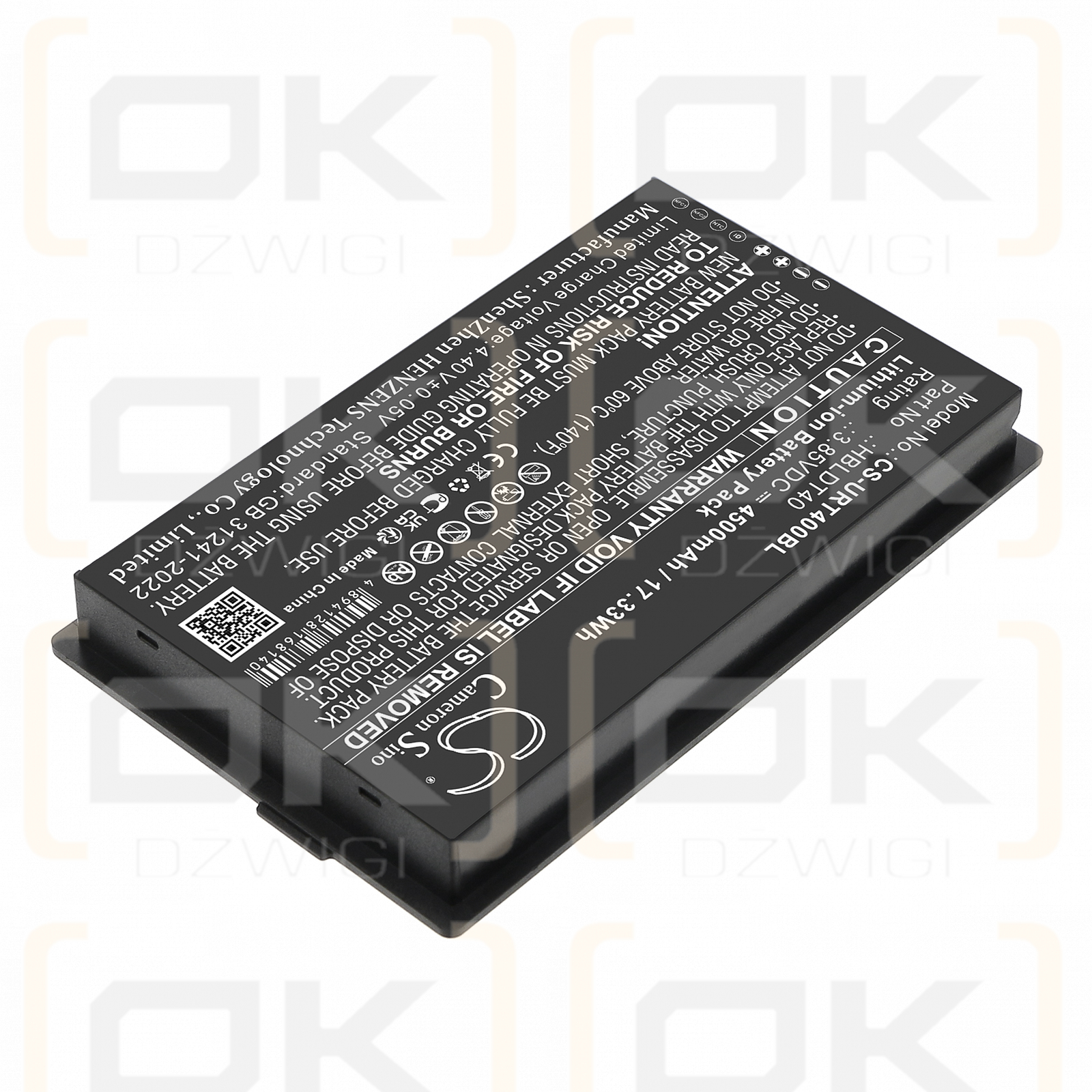 Urovo DT40 / HBLDT40 4500 mAh Li-Ionen 3,85 V (Cameron Sino)