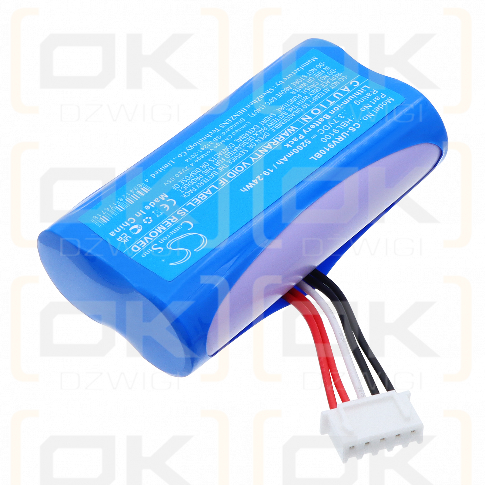 Urovo i9100 / HBL9100 5200 mAh Li-Ion 3,7 V (Cameron Sino)