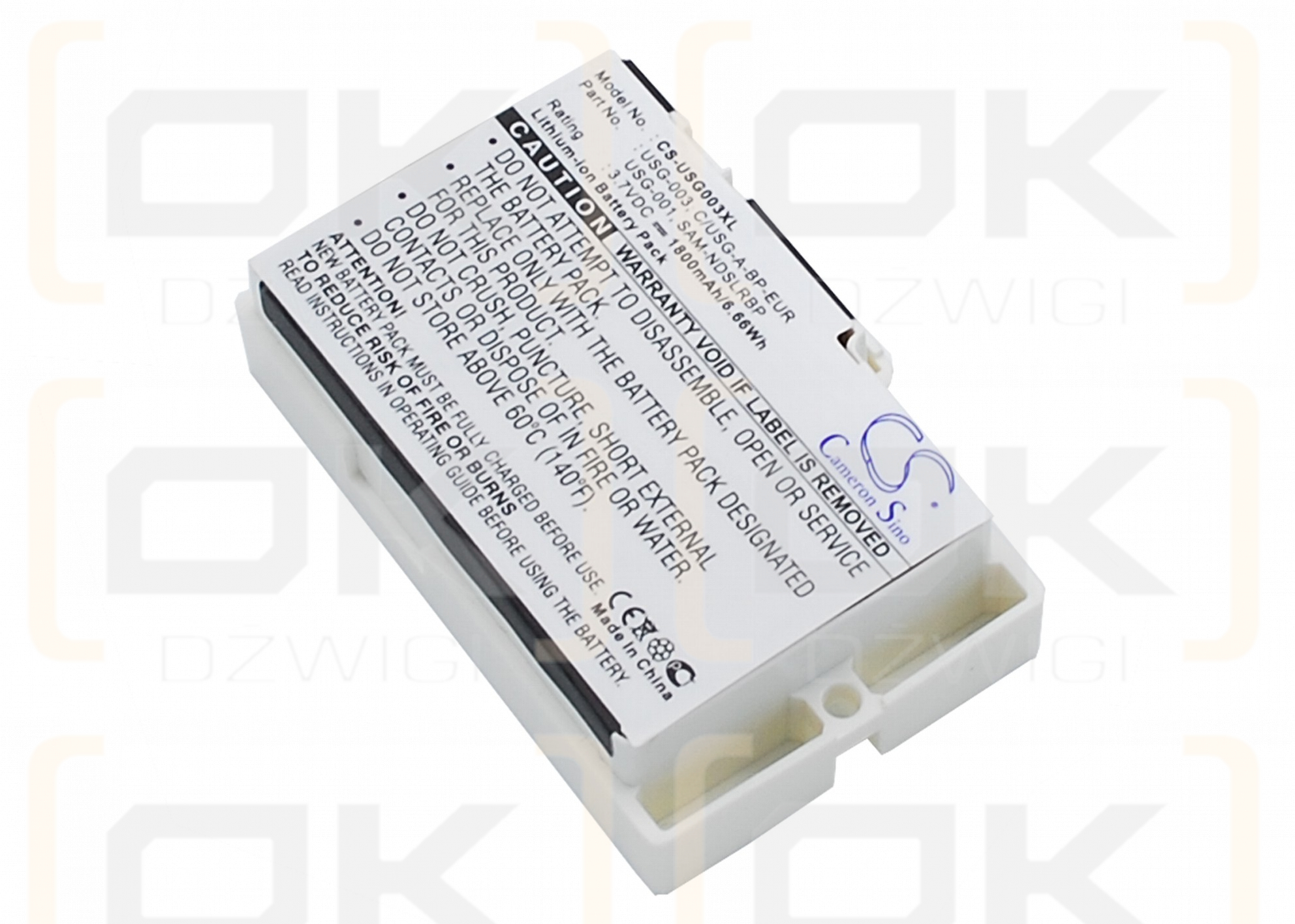 Nintendo DS Lite / USG-003 1800 mAh Li-ion 3.7 V (Cameron Sino)