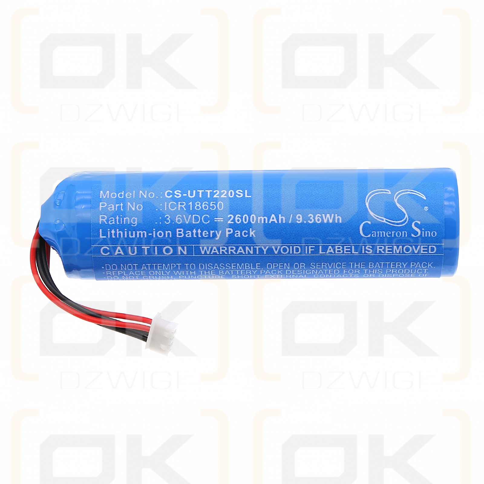 UTI-N UTi22A Heavy Duty Thermal Camera / ICR18650 2600mAh Li-ion 3.6V (Cameron Sino)