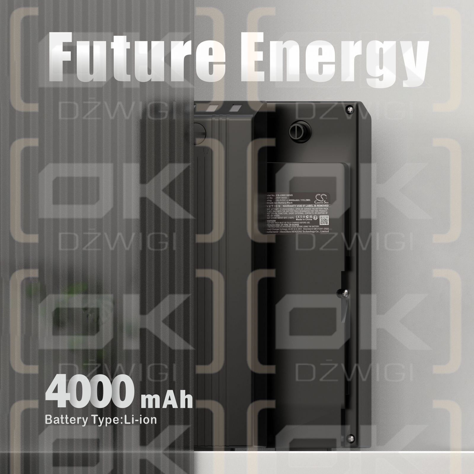 UWANT X100 S / INR18650 4000mAh Li-ion 28.8V (Cameron Sino)