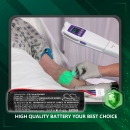 Ersatzakku für Venen Accuvein AV500 Illuminator / 110-00003 2600 mAh Li-Ion 3,7 V (Cameron Sino)