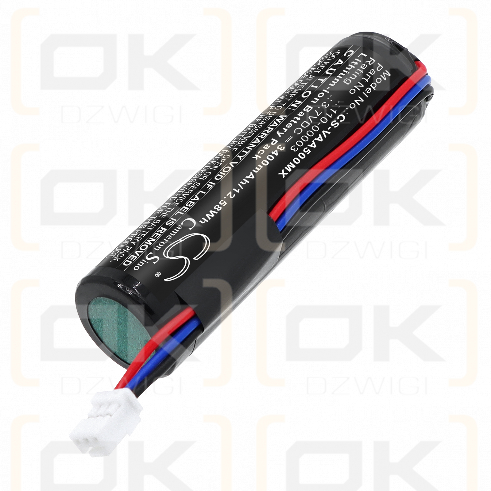 Ersatzakku für Veins Accuvein AV500 Illuminator / 110-00003 3400 mAh Li-Ion 3,7 V (Cameron Sino)