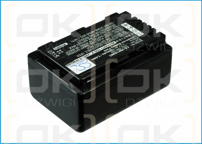 Panasonic SDR-T95 / VW-VBK180 1500mAh Li-ion 3.7V (Cameron Sino)