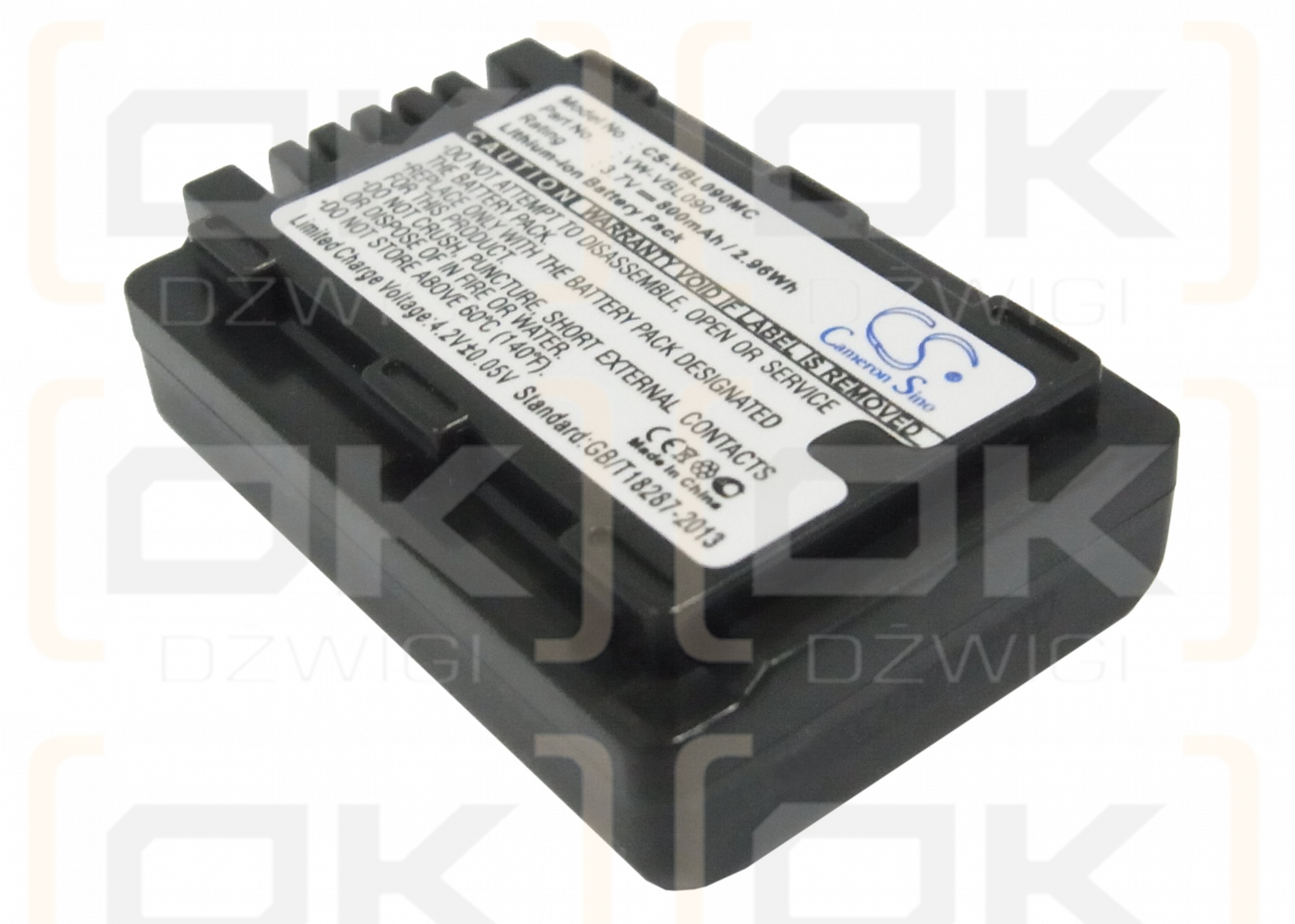 Panasonic SDR-S70 / VW-VBL090 800mAh Li-ion 3.7V (Cameron Sino)