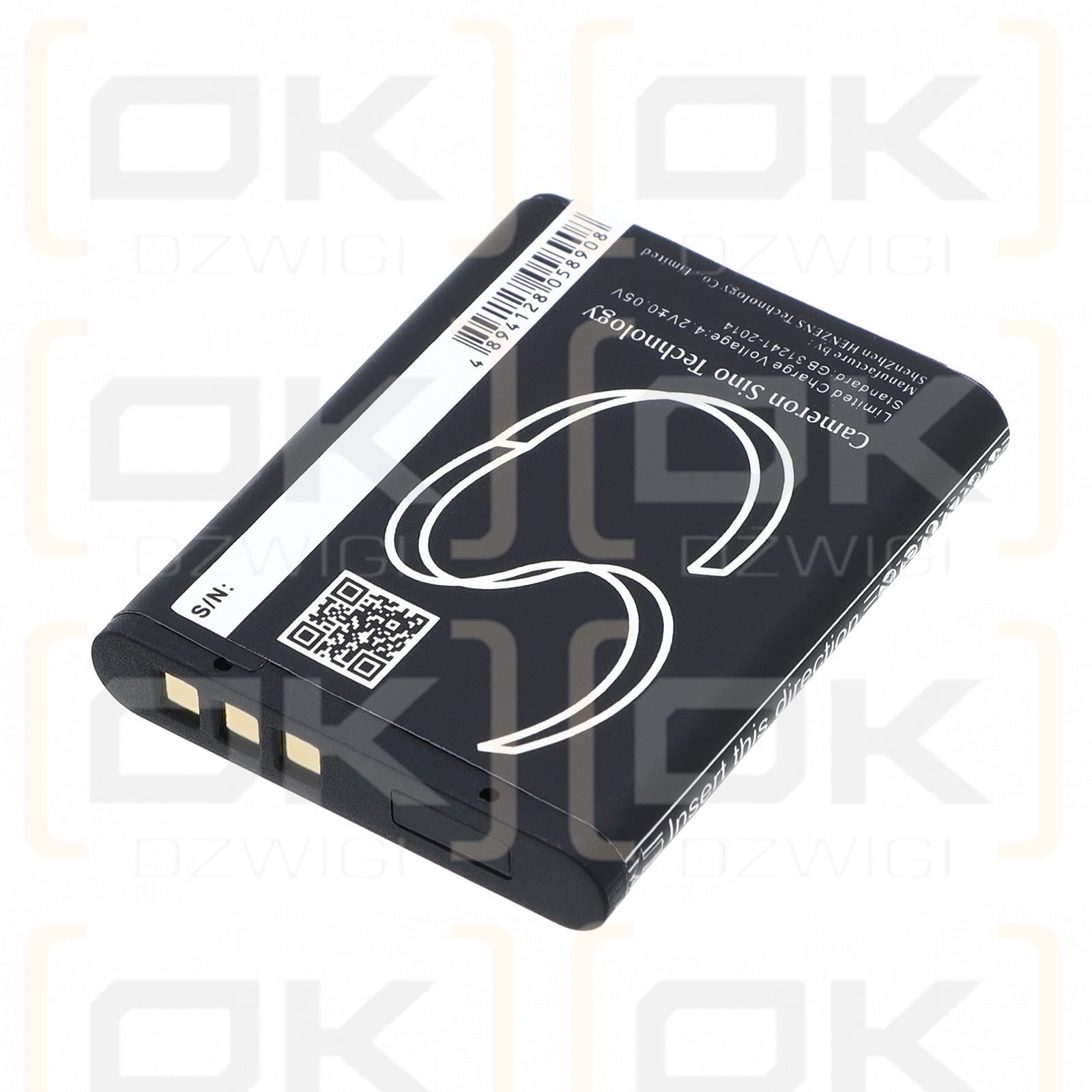 Replacement Battery for Panasonic HX-DC3W / VW-VBX070 740 mAh Li-ion 3.7 V (Cameron Sino)