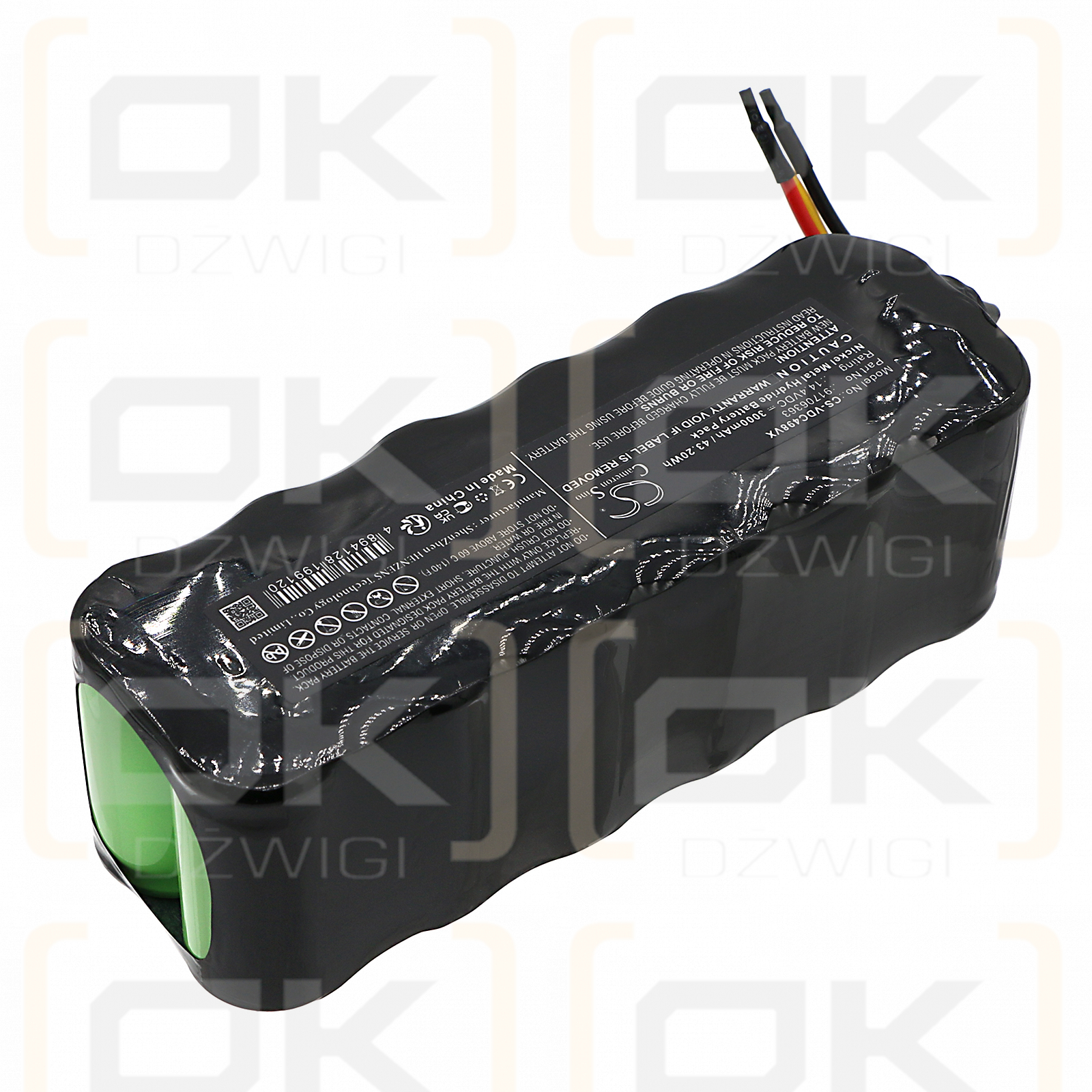 Vileda M-H498 / 91706363 3000 mAh Ni-MH 14,4 V (Cameron Sino)