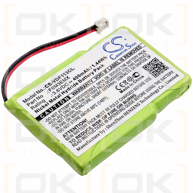 Vodafone WP-12SMS / F6M3EMX 400mAh Ni-MH 3.6V (Cameron Sino)