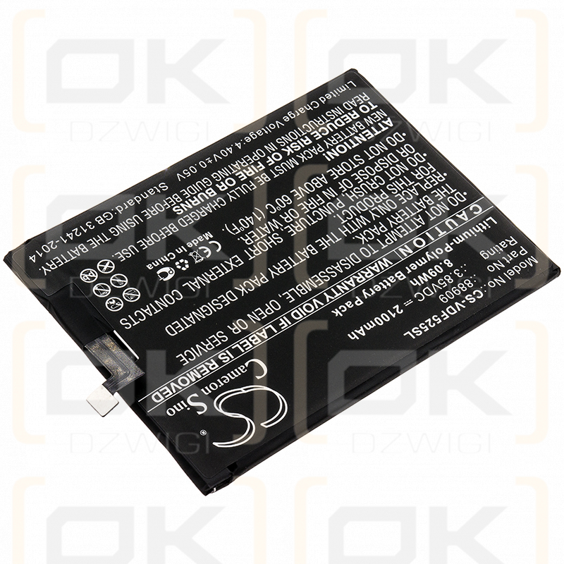 Vodafone VFD525 / 88909 2100 mAh Li-Polymer 3,85 V (Cameron Sino)