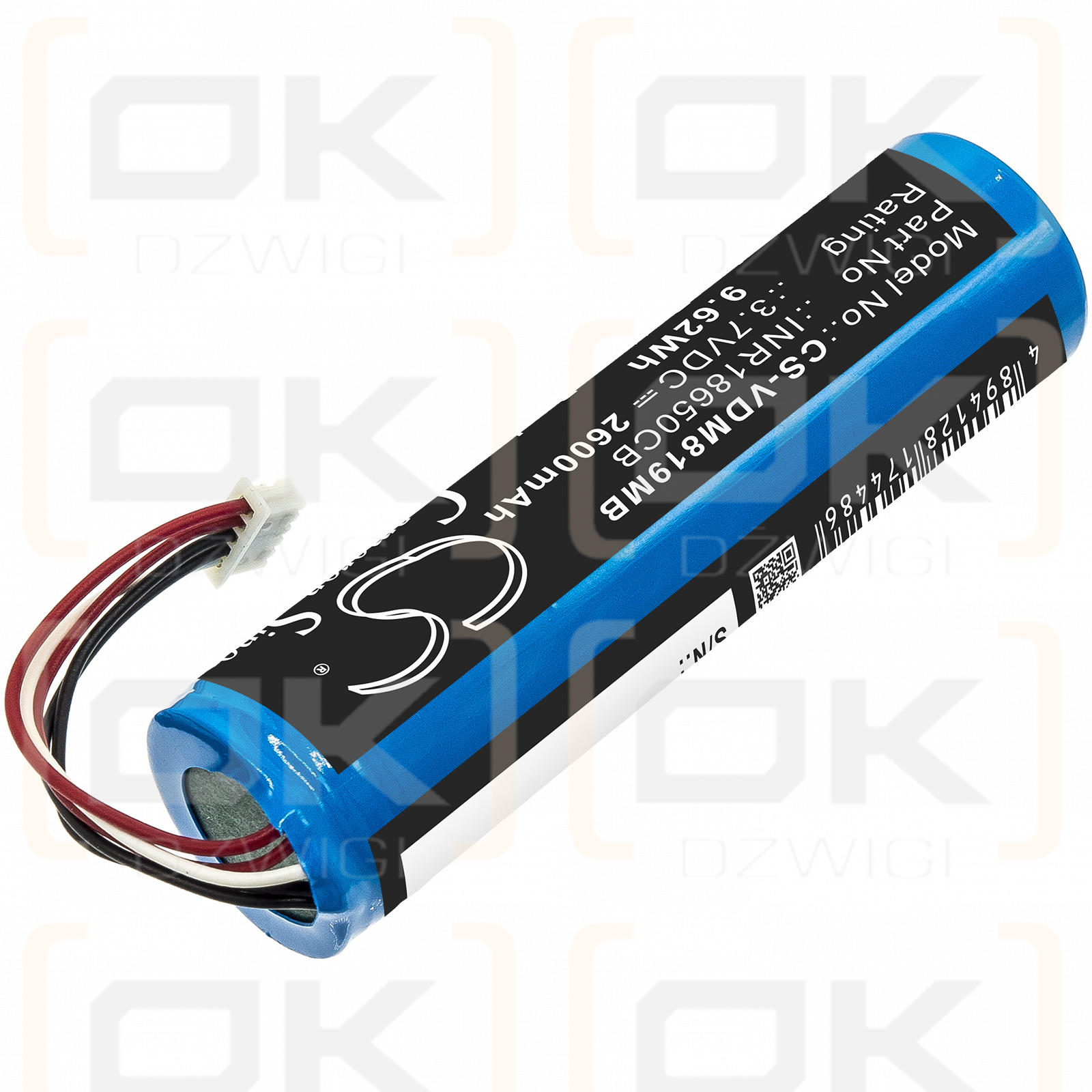 VTech VM819 / INR18650CB 2600mAh Li-ion 3.7V (Cameron Sino)