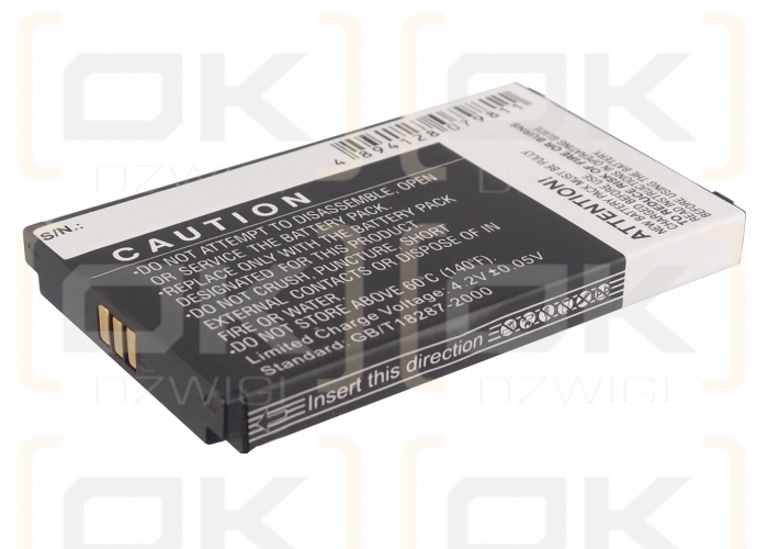 ViewSonic Q603 / Li47180bk 1800mAh Li-ion 3.7V (Cameron Sino)