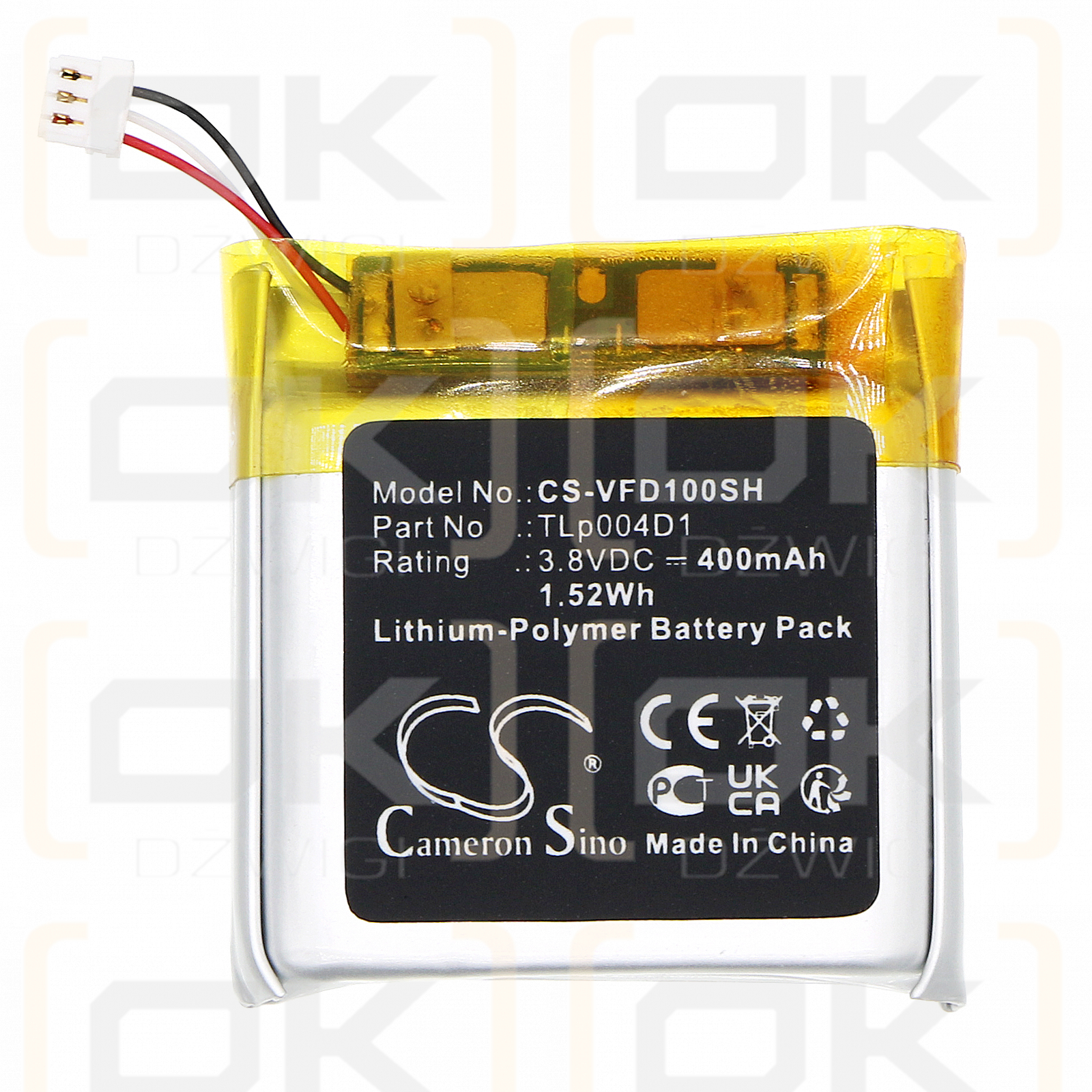 Vodafone Disney Neo / TLp004D1 400mAh Li-Polymer 3.8V (Cameron Sino)